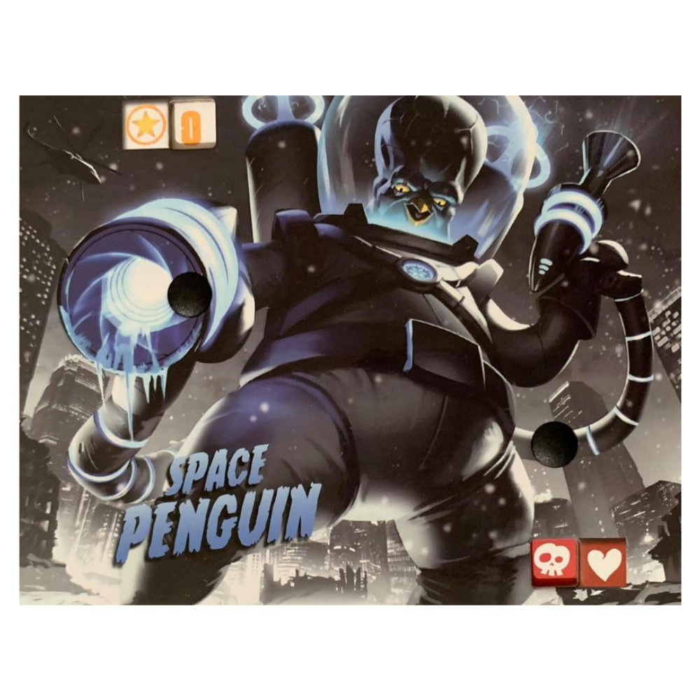 King of Tokyo Dark Edition + Promo Dark Space Penguin Board Game Monopolis Toko Board Games